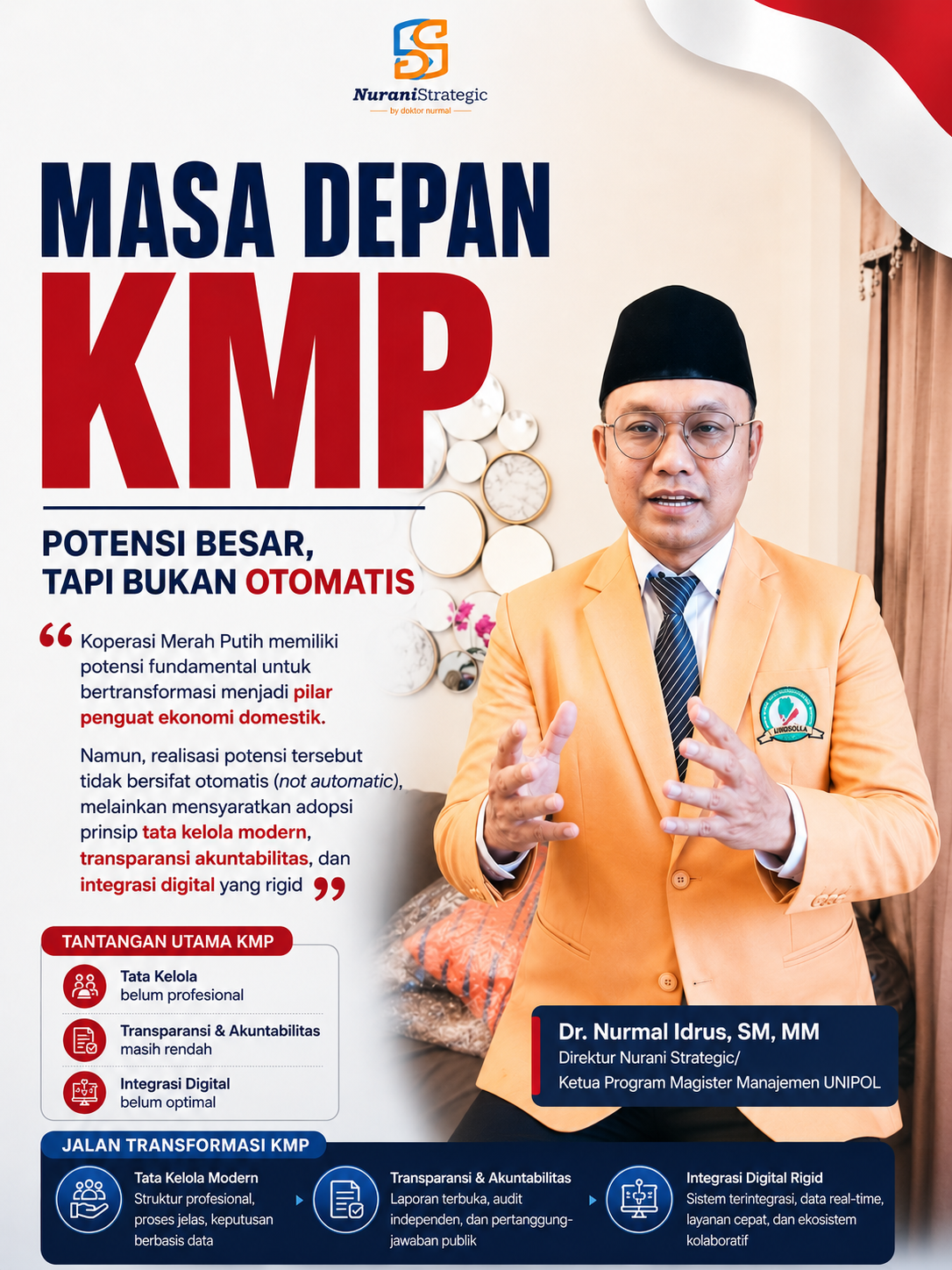 Nurani Strategic: Koperasi Merah Putih Punya Potensi Besar, tapi Transformasi Tidak Otomatis